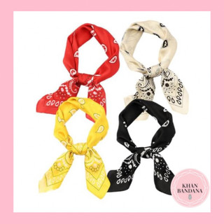 Khăn lụa bandana size 70x70cm choàng cổ thanh lịch làm áo nhiều mẫu - Khăn turban