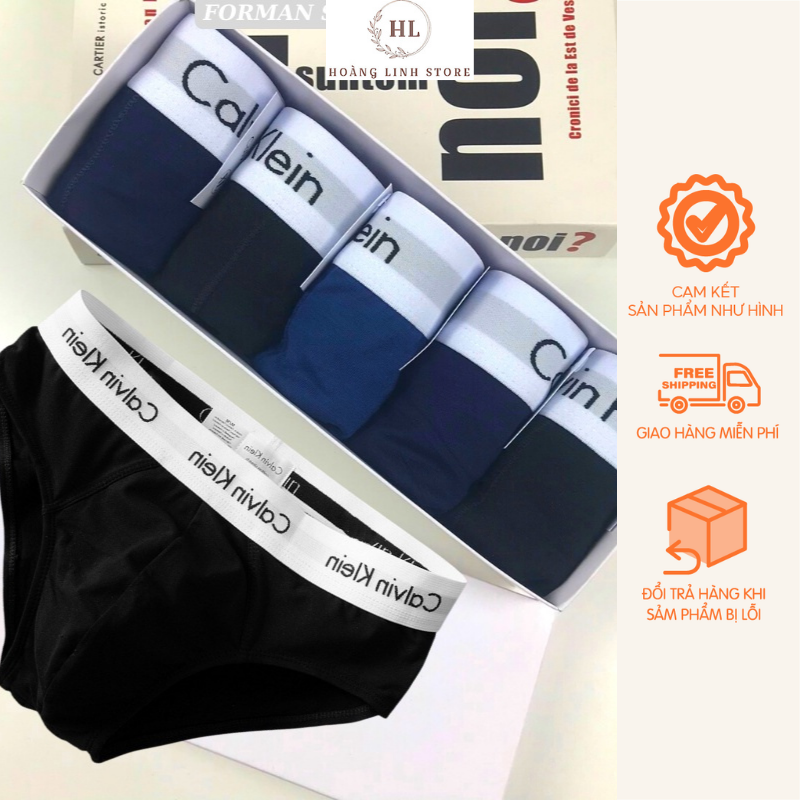 Quần Lót Nam Thun Lạnh Cao Cấp CK Kiểu Dáng Tam Giác - Quần Sịp Nam - Mềm Mại Co Dãn 4 Chiều Thoải Mái
