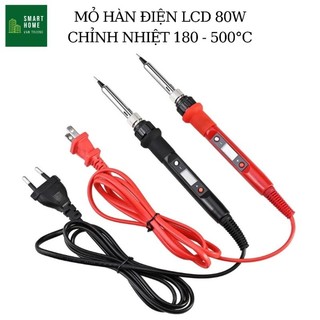 Mỏ hàn thiếc hàn chì 80w 908S màn hình LCD hiển thị nhiệt, có chỉnh nhiệt