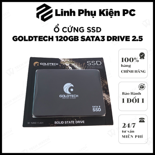 Ổ cứng SSD Goldtech 120GB SATA3 Drive 2.5 tốc độ 550MB/s bảo hành đổi mới chính hãng 36 tháng