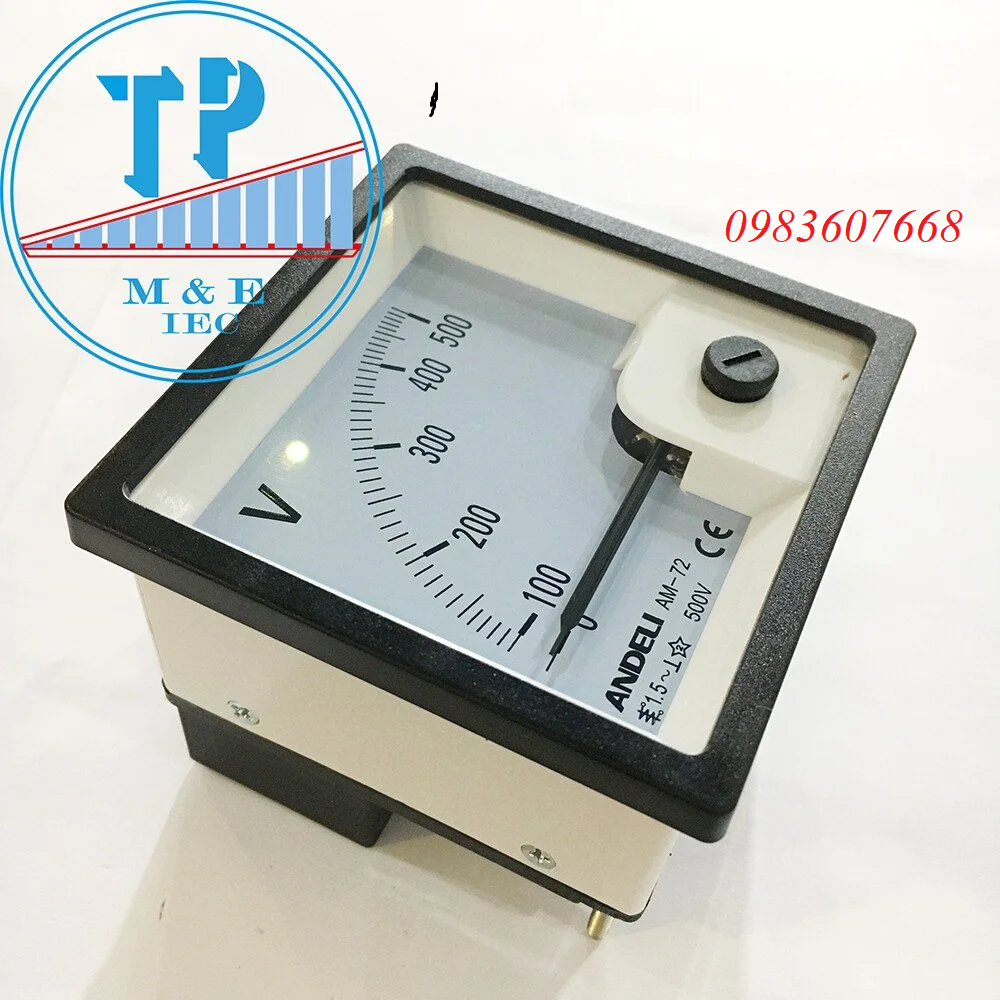 Đồng hồ Vôn 500VAC - Voltage meter- Hàng nhập khẩu và bảo hành chính hãng