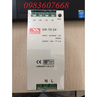 Nguồn Din Rail 24V3A, bảo hành chính hãng, chất lượng cao