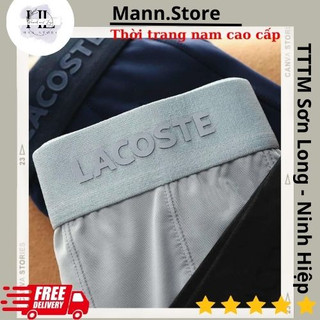 Quần Lót nam BOXER quần Sịp đùi LACOSTE chất cotton thấm hút mồ hôi,không hầm bí Form dáng Mann.Store