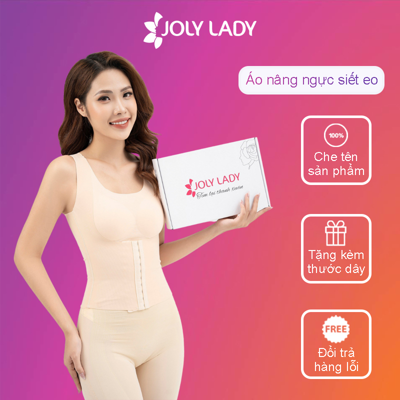 Áo Lót Nâng Ngực Siết Eo JOLY LADY, Áo Lót Định Hình Nịt Bụng Cao Cấp Dành Cho Nữ Joly Lady