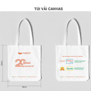 Túi Tote Canvas HungVietPharma