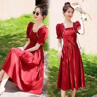 Đầm nữ cao cấp chất mềm nhẹ thoáng mát kiểu dáng cổ điển sang trọng NP3618