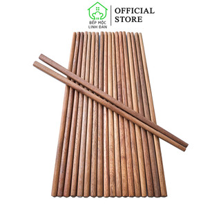  Set 30 Đôi Đũa Gỗ Hương Để Mộc HAHANCO  CTL589  Đũa Bình Dân Giá Rẻ 