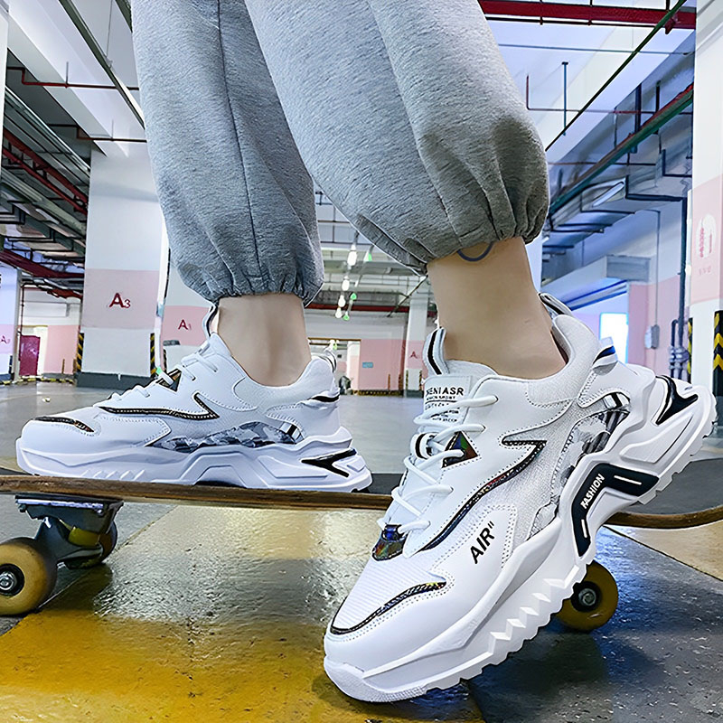 Giày thể thao nam tăng chiều cao giày  nam thoáng khí chống mòn giày nam sneaker Ace 1728