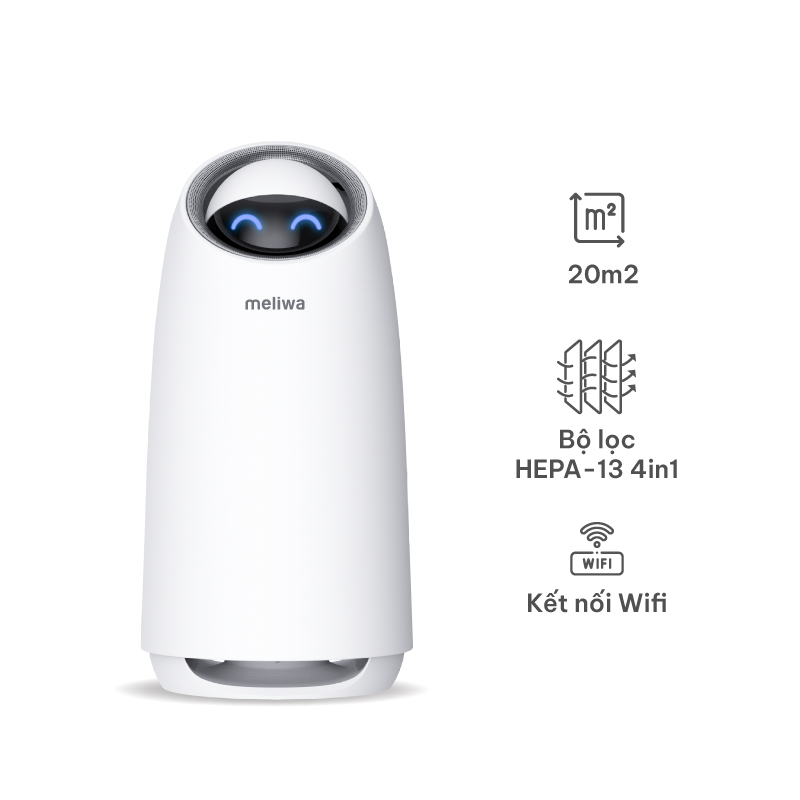 Máy Lọc Không Khí Meliwa M20 kiểu robot siêu xịn