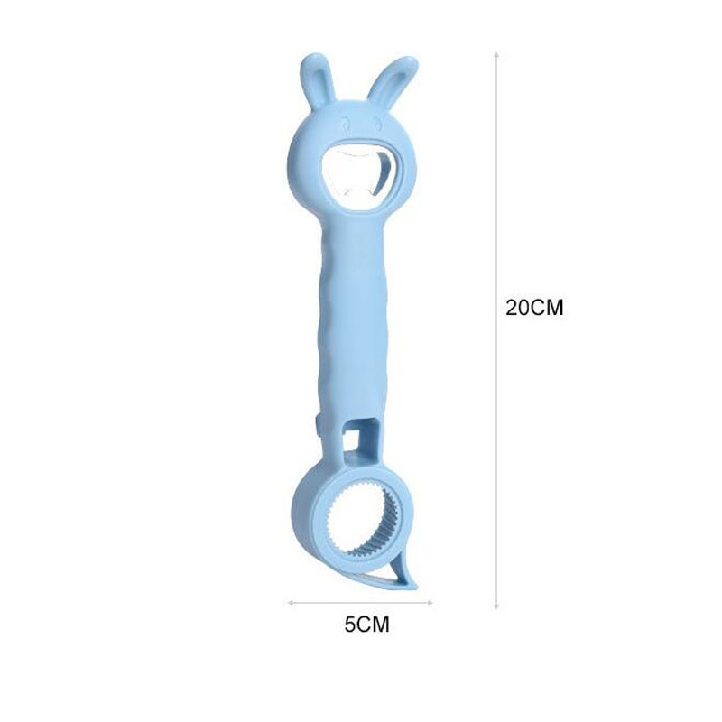 Dụng Cụ Mở Nắp Chai / Bật Bia Mở Nắp Lon 4in1 Hình Thỏ Màu Sắc Dễ Thương 88389 Tiện Ích 777