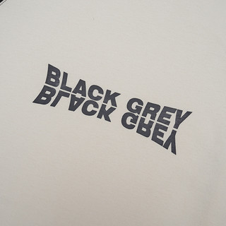 Áo thun Raglan Black Grey x Four Basic Grey Cream T302