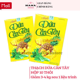 Thạch Dứa Cần Tây collagen Giảm Cân nhanh hiệu quả cấp tốc an toàn không phải thuốc