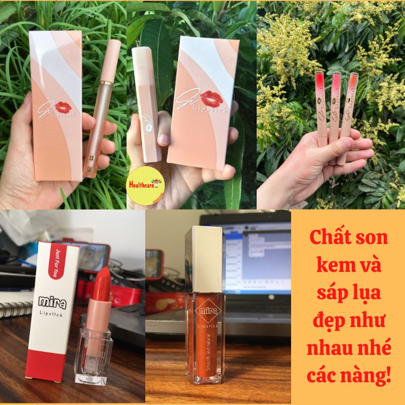 Son Môi Cho Bà Bầu Không Chì Thiên Nhiên Siêu Lì Dưỡng Ẩm Môi HEALTHCARE An Toàn Nhiều Màu Thời Trang Hot 5g