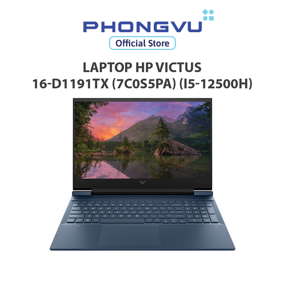 [Mã ELHP128 giảm 12% đơn 10TR] Laptop HP Victus 16-d1191TX (7C0S5PA) (i5-12500H) - Bảo hành 12 tháng