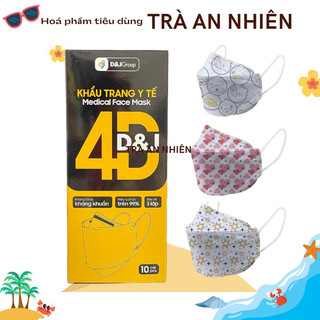 Khẩu trang KF94 D&J group họa tiết cho người lớn hộp 10 cái