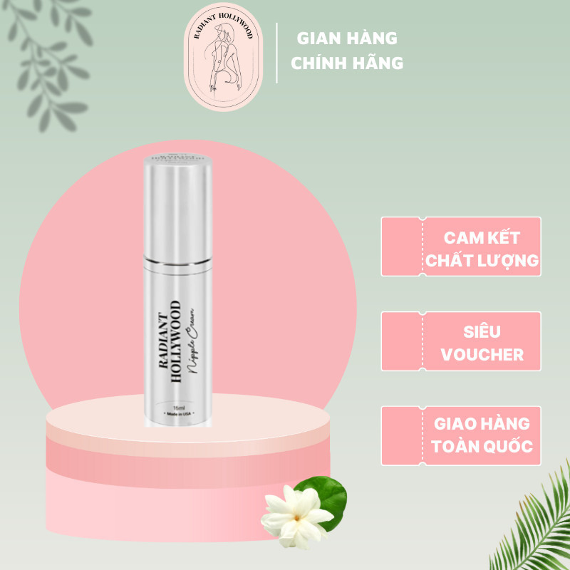 Kem Hồng Nhũ Hoa Nipple Cream 15ML ⭐️Radiant Hollywood Skincare