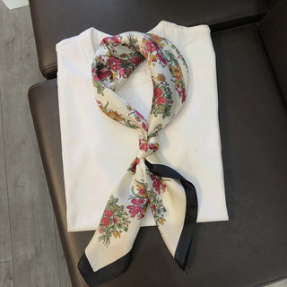 Khăn choàng cổ lụa thanh lịch size 70x70cm Khăn turban lụa vuông