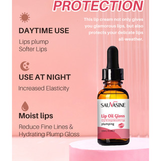 Serum dưỡng môi lip oil sauvasine dưỡng ẩm, ngăn ngừa, nứt nẻ môi hiệu qủa
