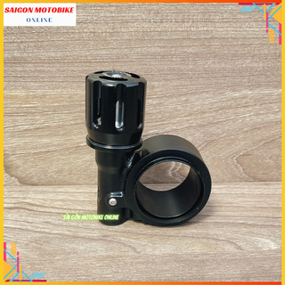 Nguyên Bộ Núm Tăng Chỉnh Phuộc HPA núm lớn xài phuộc Ohlins,RCB,Nitron... màu đen núm đen bên trái