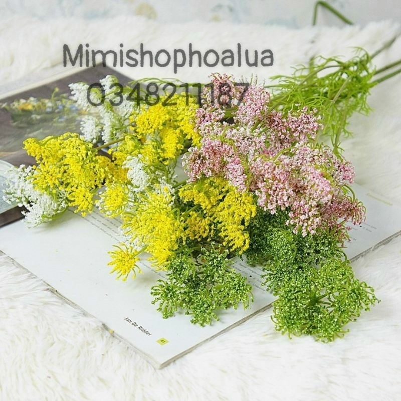 Hoa giả - Hoa tiểu hồi hương - hoa cắm điểm siêu đẹp.