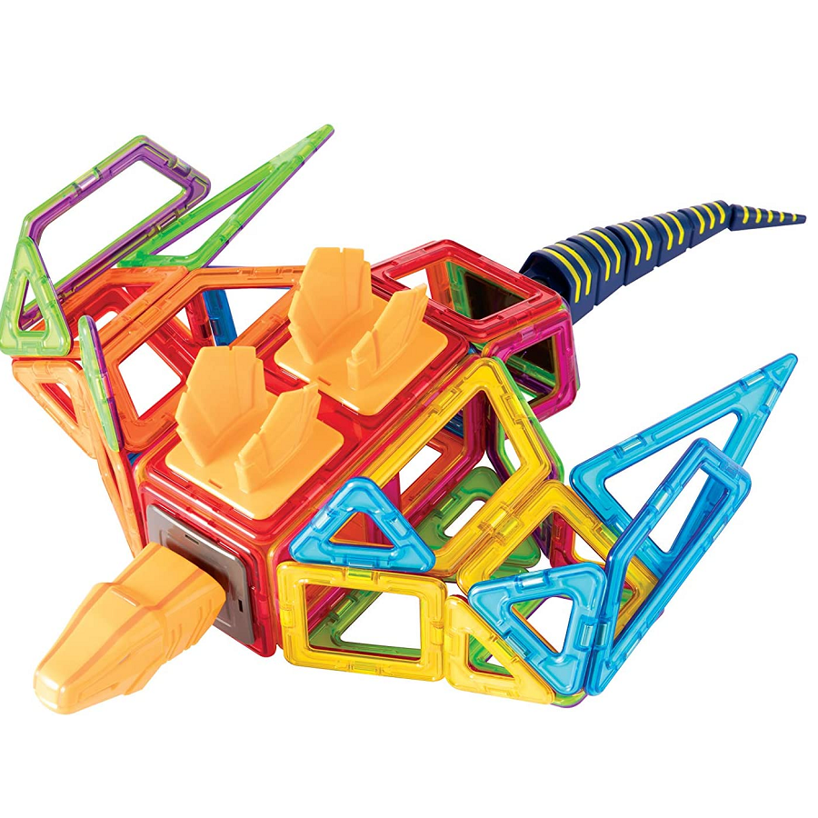 Đồ chơi xếp hình nam châm Hàn Quốc Magformers Bộ Kỳ Quan Sáng Tạo 121 Mảnh