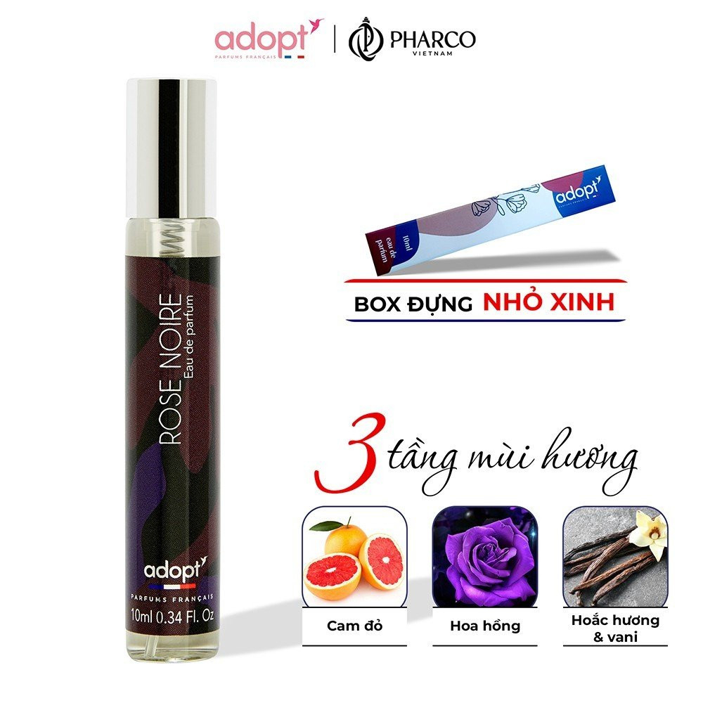 Nước hoa nữ 𝐀𝐝𝐨𝐩𝐭' cao cấp 10ml chính hãng Pháp thơm lâu tự tin quý phái