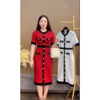 Đầm cúc Monoco