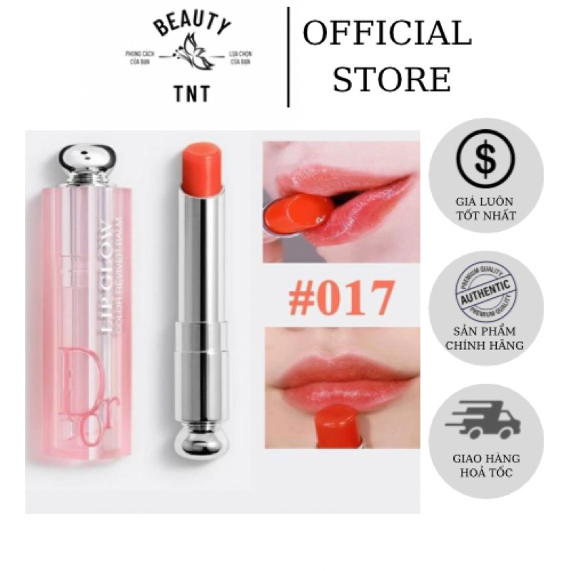 Son Dưỡng Dior Addict Lip Glow Màu 017 Ultra Coral