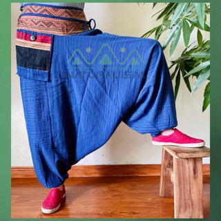  Quần Jogger Harem đáy thụng quần alibaba đáy xệ Quần thụng ống rộng hoạ tiết thổ cẩm vải dày thời trang Unisex 