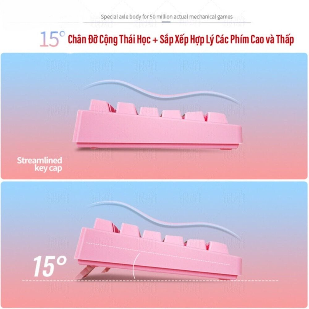 Bàn Phím Giả Cơ YINOIAO K200 4 Màu Phím LED RGB Xuyên Chữ [CHÍNH HÃNG]- Bàn Phím Máy Tính Siêu Đẹp Phù Hợp Dân Văn Phòng | BigBuy360 - bigbuy360.vn