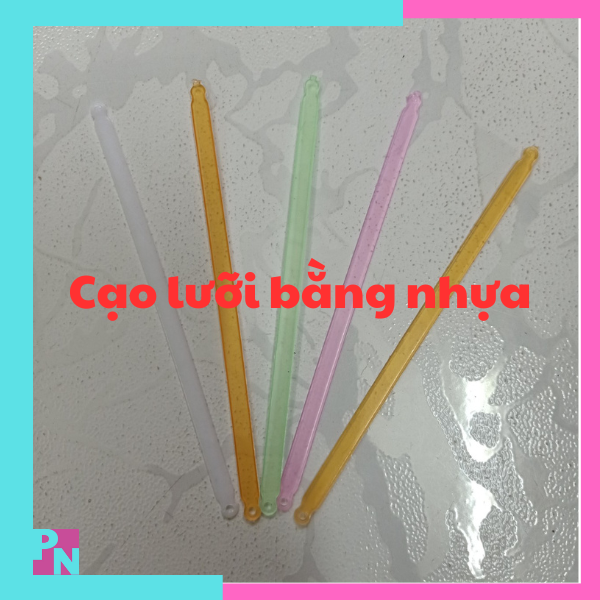Que cạo lưỡi, cạo lưỡi bằng nhựa, cây cạo lưỡi chất lượng an toàn, hợp vệ sinh