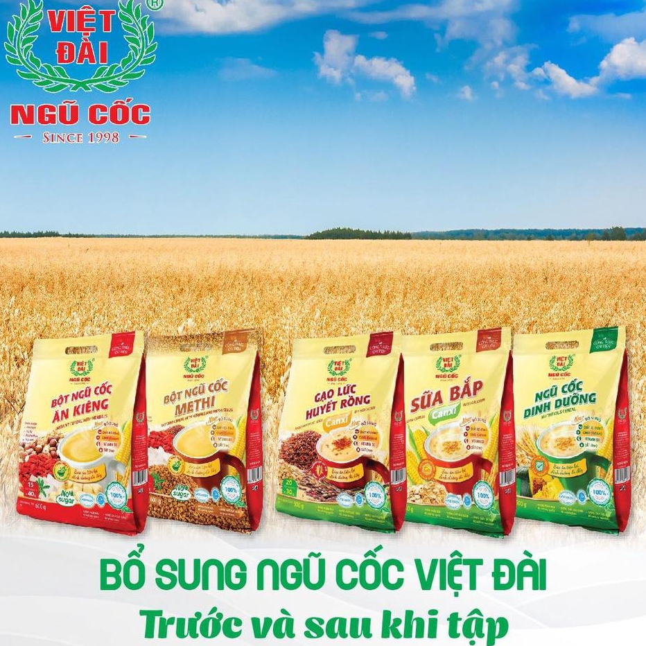 Bột ngũ cốc ăn kiêng, sữa bắp canxi Việt Đài 600g - Bột ngũ cốc dinh dưỡng Việt Đài.