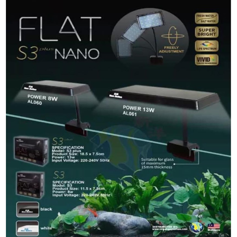 Đèn S3 plus nano đỏ cá không đỏ nước
