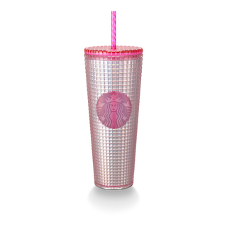 Ly Starbucks Cold Cup 24Oz (710ml) GRID BUBEGUM GRDIT