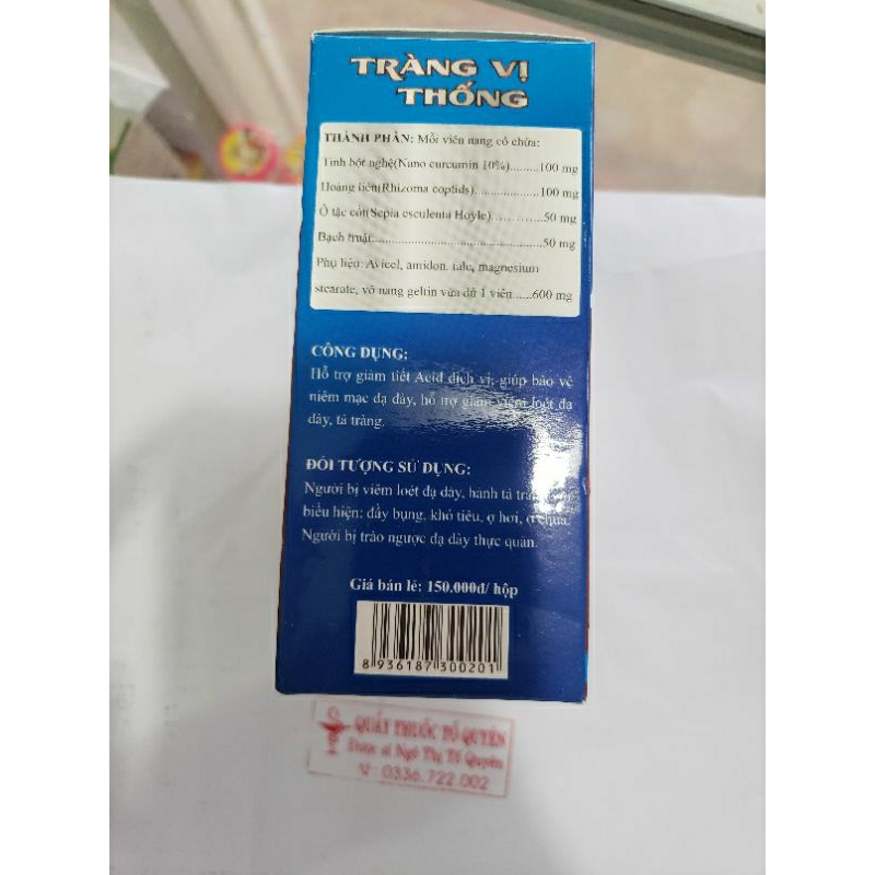 TRÀNG VỊ THỐNG viêm loét, trào ngược dạ dày