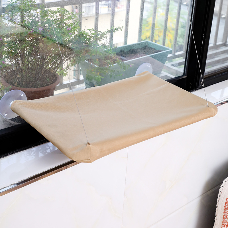 Võng Treo Tường Gắn Cửa Kính Cho Mèo - Chắc Chắn Tháo Lắp Dễ Dàng - Cho Mèo Nằm Chơi Phơi Nắng