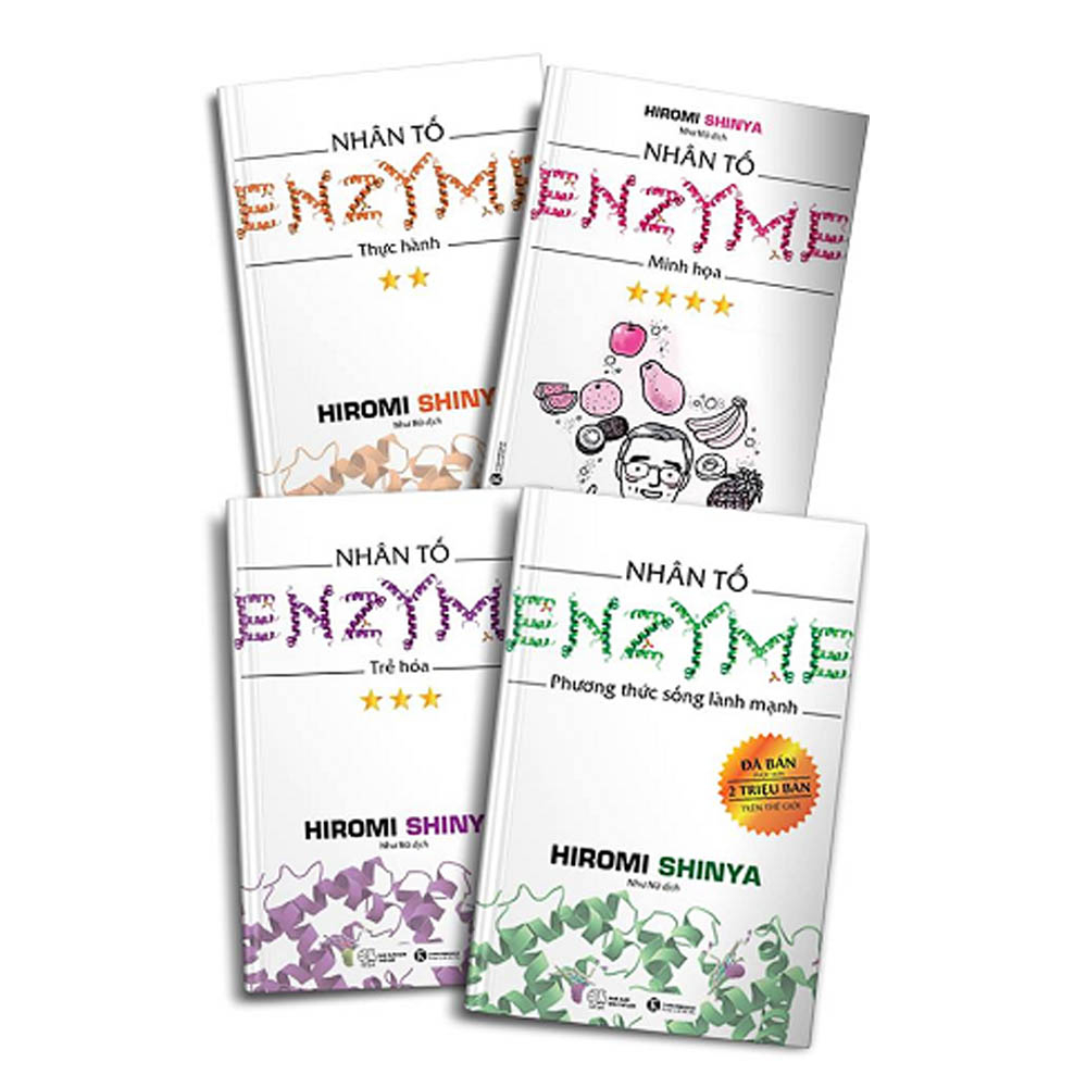 Sách Nhân Tố Enzyme (Trọn Bộ 4 Cuốn) - Hiromi Shinya
