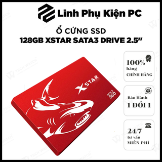 Ổ cứng SSD 128GB/256GB/512GB XSTAR SATA3 Drive 2.5'' Sequential Read 550MB/s - Red