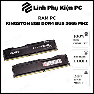 RAM PC Kingston 8GB DDR4 Bus 2666 MHz hàng mới bảo hành 36 tháng