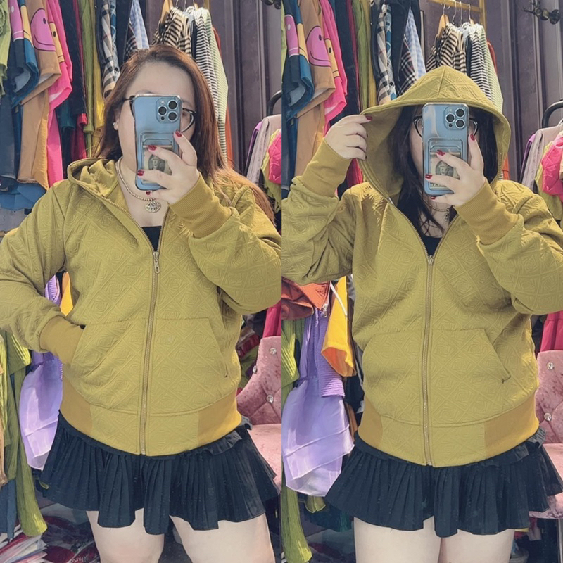 ÁO KHOÁ DẬP NỖI BIGSIZE