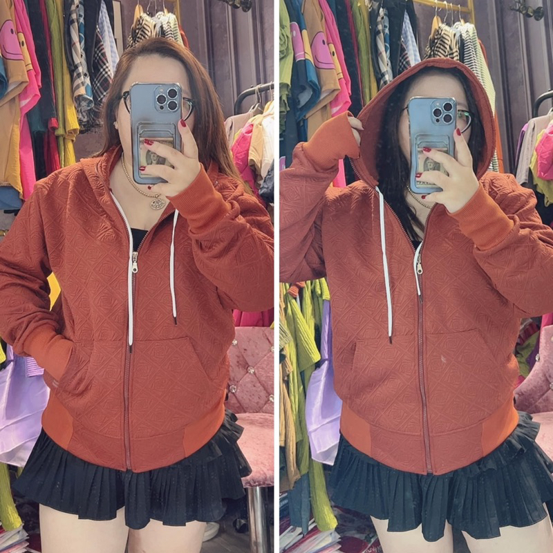 ÁO KHOÁ DẬP NỖI BIGSIZE