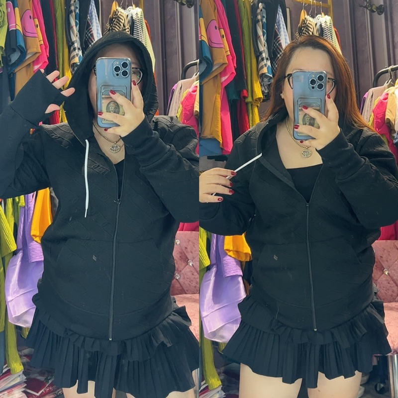 ÁO KHOÁ DẬP NỖI BIGSIZE