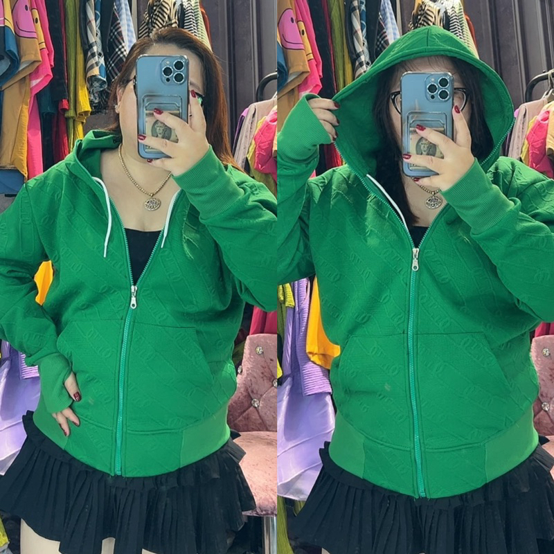 ÁO KHOÁ DẬP NỖI BIGSIZE