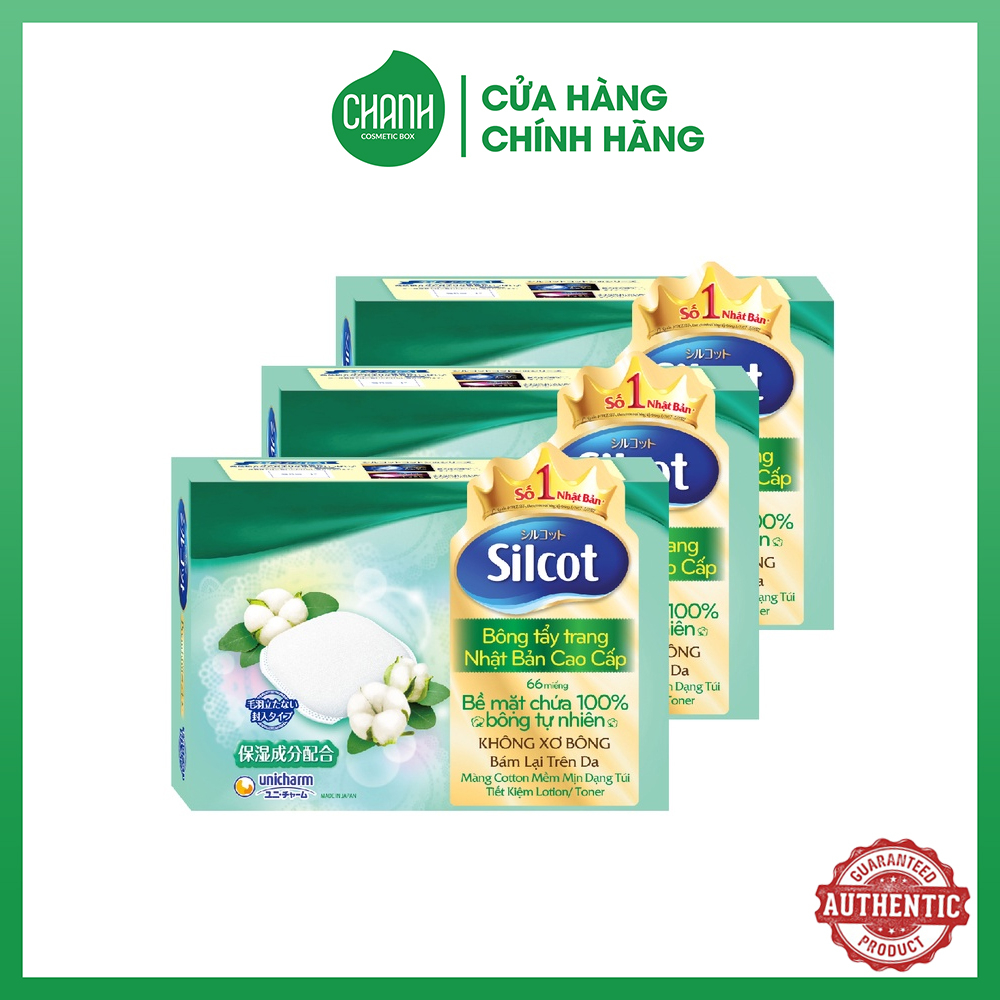 Bông tẩy trang Silcot Premium 66 miếng