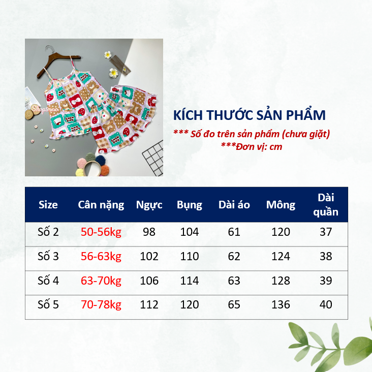 Bộ lanh mặc nhà, đồ bộ tole nữ SHOP5SAO đùi hai dây BIGSIZE _Link 2