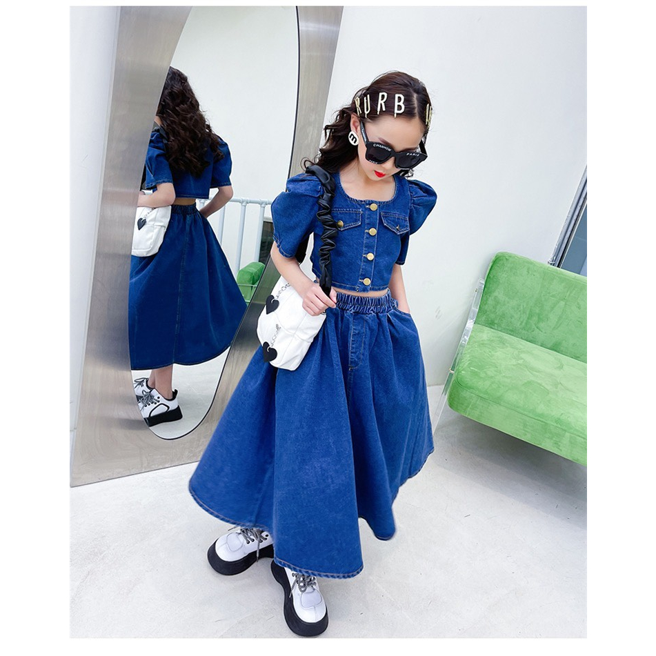 SET JEAN / BÒ SÀNH ĐIỆU CHO BÉ GÁI TỪ 18 - 50KG