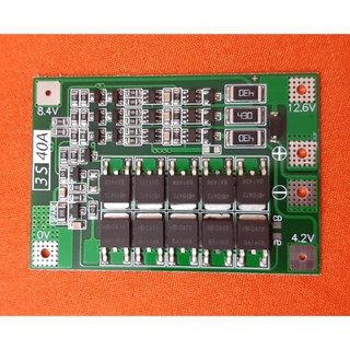 Mạch 3s40a cân bằng pin sạc xả và bảo vệ cân bằng pin lion 3.7