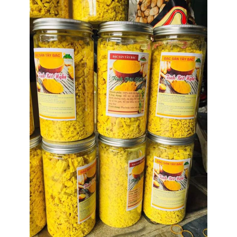 TINH BỘT NGHỆ NẾP NHÀ LÀM 500g