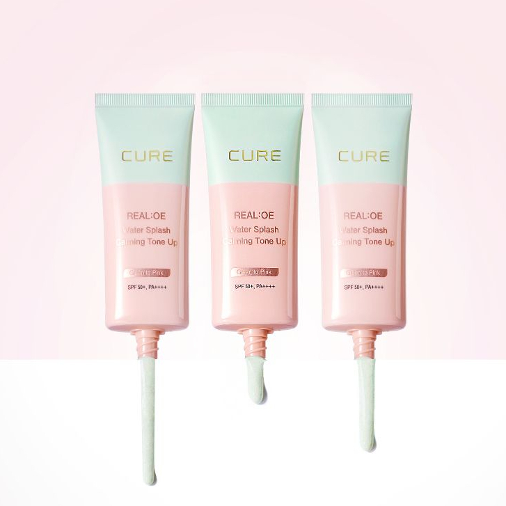 Kem Chống Nắng Thuần Chay Nâng Tone 3IN1 Nhập Khẩu Hàn Quốc CURE 40G SPF50+/PA++++