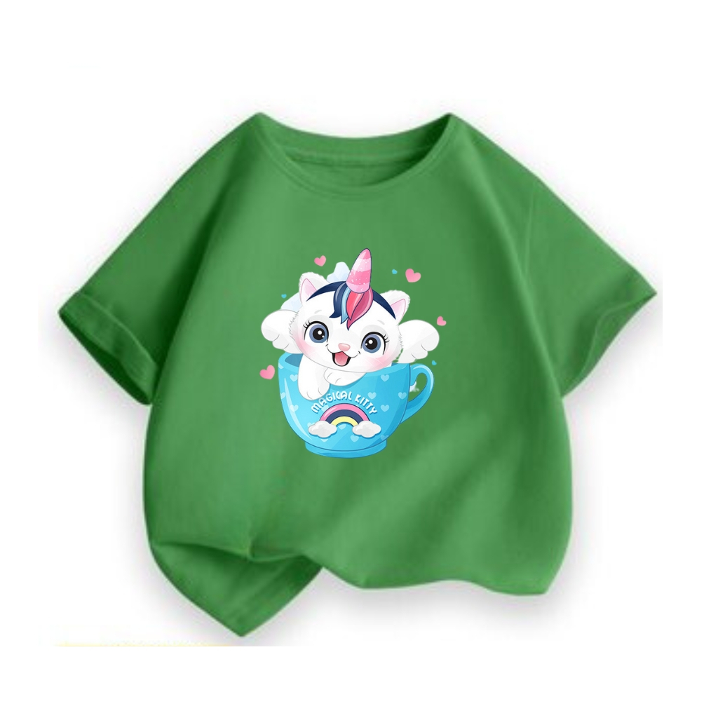 Áo thun cộc tay cho bé trai bé gái BEDDEP KIDS CLOTHES hình ngựa đáng yêu basic từ 10-30kg hàng chính hãng